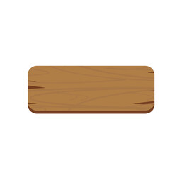 Wooden Plank with Rounded Edges