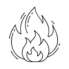 glossy burning fire icon, glossy burning fire vector illustration-simple illustration of glossy burning fire, perfect for glossy burning fire logos and icons