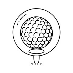 golf ball icon icon, golf ball icon vector illustration-simple illustration of golf ball icon, perfect for golf ball icon logos and icons