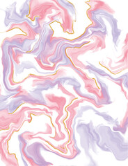 Creamy Blush Marble Flow