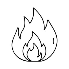 fire flame icon icon, fire flame icon vector illustration-simple illustration of fire flame icon, perfect for fire flame icon logos and icons