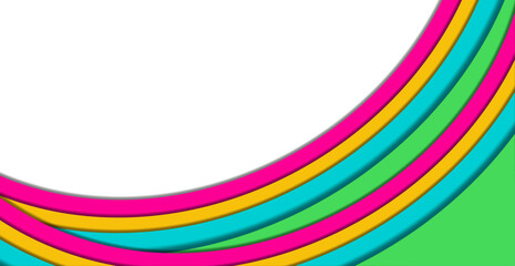 Modern Colorful Background. Abstract Business Banner. Minimal Technology Wallpaper