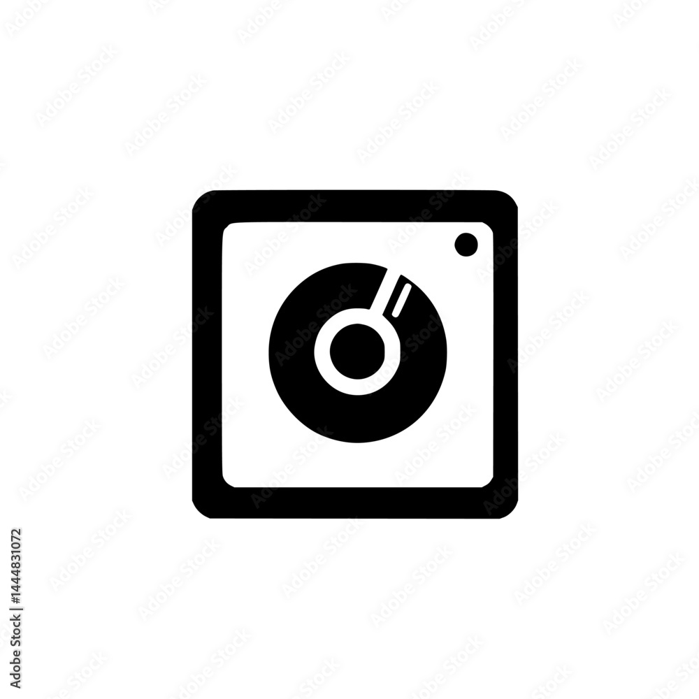 Poster vector icons of silhouette pictograms depicting various activities and objects for use in graphic de