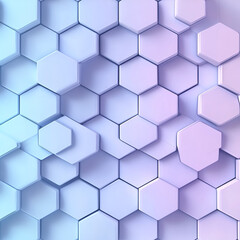 Innovative hexagonal patterns digital art abstract background tech aesthetics close-up design concept
