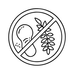 allergen icon icon, allergen icon vector illustration-simple illustration of allergen icon, perfect for allergen icon logos and icons