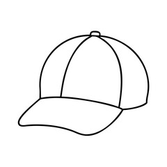 baseball hat icon, baseball hat vector illustration-simple illustration of baseball hat, perfect for baseball hat logos and icons
