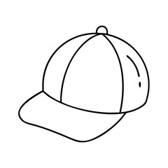 baseball hat icon, baseball hat vector illustration-simple illustration of baseball hat, perfect for baseball hat logos and icons