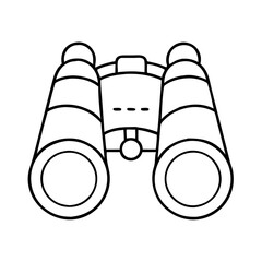 binoculars icon, binoculars vector illustration-simple illustration of binoculars, perfect for binoculars logos and icons