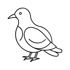 bird icon icon, bird icon vector illustration-simple illustration of bird icon, perfect for bird icon logos and icons