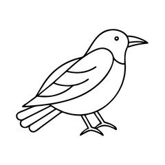 bird icon, bird vector illustration-simple illustration of bird, perfect for bird logos and icons