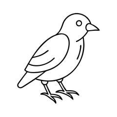 bird icon icon, bird icon vector illustration-simple illustration of bird icon, perfect for bird icon logos and icons