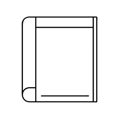 black book icon, black book vector illustration-simple illustration of black book, perfect for black book logos and icons