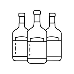 bottles of alcohol icon icon, bottles of alcohol icon vector illustration-simple illustration of bottles of alcohol icon, perfect for bottles of alcohol icon logos and icons