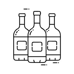 bottles of alcohol icon icon, bottles of alcohol icon vector illustration-simple illustration of bottles of alcohol icon, perfect for bottles of alcohol icon logos and icons