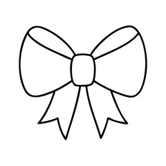 bow icon, bow vector illustration-simple illustration of bow, perfect for bow logos and icons