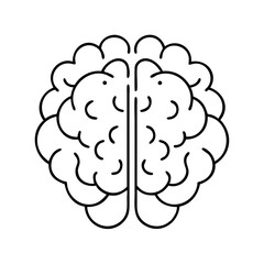 brain icon icon, brain icon vector illustration-simple illustration of brain icon, perfect for brain icon logos and icons