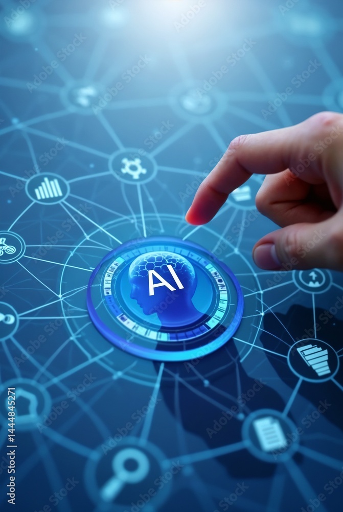 Poster artificial intelligent mold.automation robotics suppliers trade data analysis and analysis