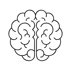 brain logo icon, brain logo vector illustration-simple illustration of brain logo, perfect for brain logo logos and icons