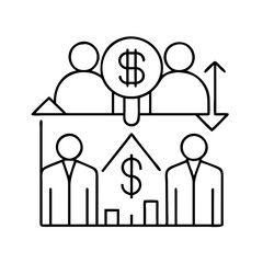 business abstract icon, business abstract vector illustration-simple illustration of business abstract, perfect for business abstract logos and icons