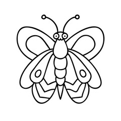 butterfly icon, butterfly vector illustration-simple illustration of butterfly, perfect for butterfly logos and icons