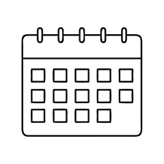 calender icon icon, calender icon vector illustration-simple illustration of calender icon, perfect for calender icon logos and icons
