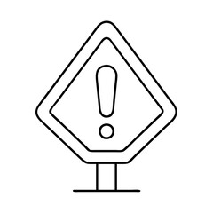 caution sign icon, caution sign vector illustration-simple illustration of caution sign, perfect for caution sign logos and icons