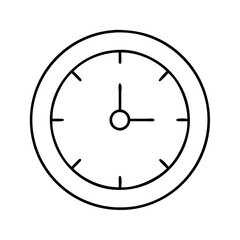 clock watch icon, clock watch vector illustration-simple illustration of clock watch, perfect for clock watch logos and icons