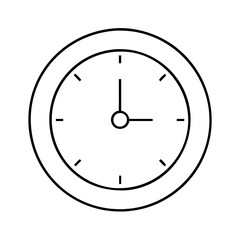 clock watch icon, clock watch vector illustration-simple illustration of clock watch, perfect for clock watch logos and icons