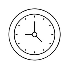 clock watch icon, clock watch vector illustration-simple illustration of clock watch, perfect for clock watch logos and icons