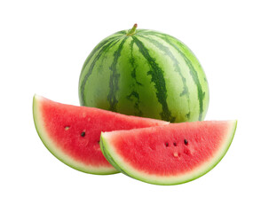 watermelon , isolated on transparent background