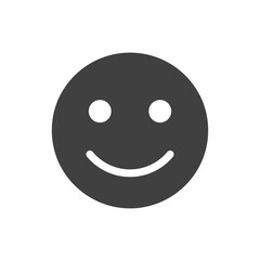 Smiling Icon: A minimalist emoji radiates positivity, simplicity, and approachability, a versatile symbol of happiness.
