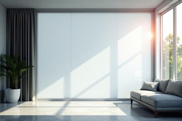 Obraz premium White frosted glass pane, soft light diffusion, screen, frosted glass, glass