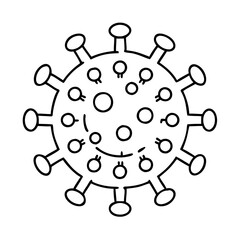 coronavirus icon, coronavirus vector illustration-simple illustration of coronavirus, perfect for coronavirus logos and icons