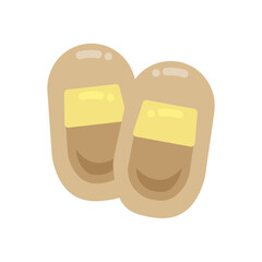 ビジュー付きのパンプス  イラスト