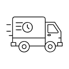 delivery truck i icon icon, delivery truck i icon vector illustration-simple illustration of delivery truck i icon, perfect for delivery truck i icon logos and icons