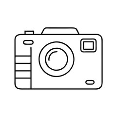 digital camera icon, digital camera vector illustration-simple illustration of digital camera, perfect for digital camera logos and icons