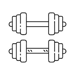 dumbbells icon icon, dumbbells icon vector illustration-simple illustration of dumbbells icon, perfect for dumbbells icon logos and icons