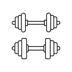 dumbbells icon icon, dumbbells icon vector illustration-simple illustration of dumbbells icon, perfect for dumbbells icon logos and icons