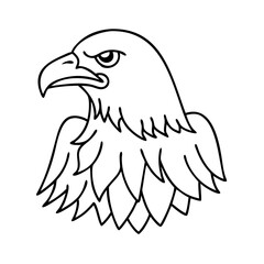 eagle icon, eagle vector illustration-simple illustration of eagle, perfect for eagle logos and icons