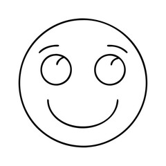 emoji icon, emoji vector illustration-simple illustration of emoji, perfect for emoji logos and icons