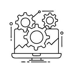 engine optimisation icon, engine optimisation vector illustration-simple illustration of engine optimisation, perfect for engine optimisation logos and icons