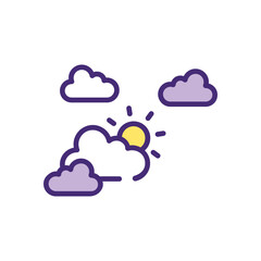 Sky  Icon vector stock illustration
