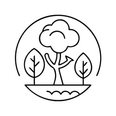 environment icon, environment vector illustration-simple illustration of environment, perfect for environment logos and icons