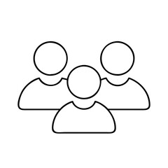 group of users icon, group of users vector illustration-simple illustration of group of users, perfect for group of users logos and icons