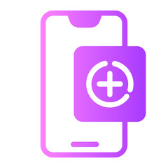 Obraz premium stories gradient icon