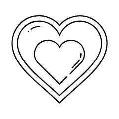 heart icon, heart vector illustration-simple illustration of heart, perfect for heart logos and icons