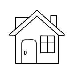 house icon, house vector illustration-simple illustration of house, perfect for house logos and icons