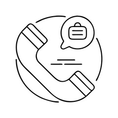 icon phone tube call icon, icon phone tube call vector illustration-simple illustration of icon phone tube call, perfect for icon phone tube call logos and icons