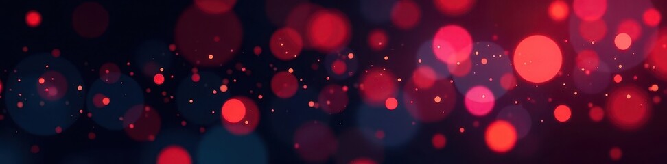 Varied-sized polka dots, bright lights on black , pattern, holiday, circle