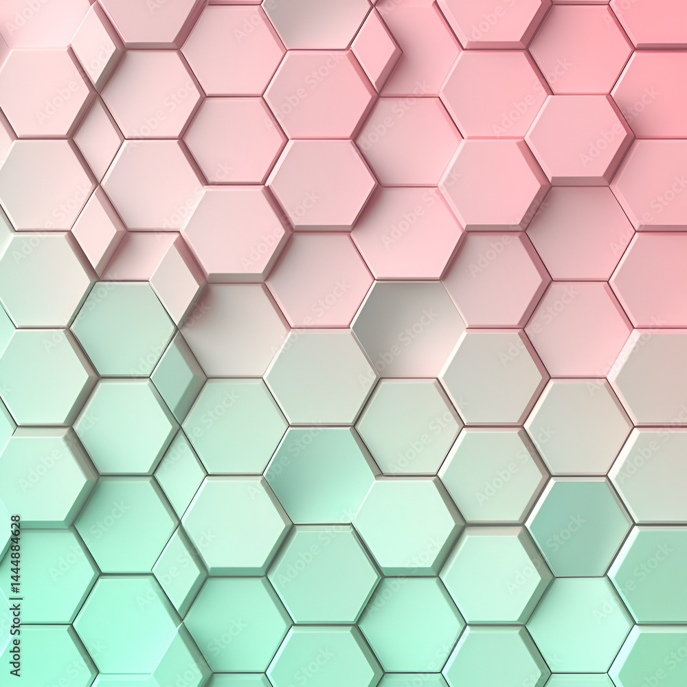 Poster geometric patterns showcase digital art abstract design modern aesthetic close-up view visual innova